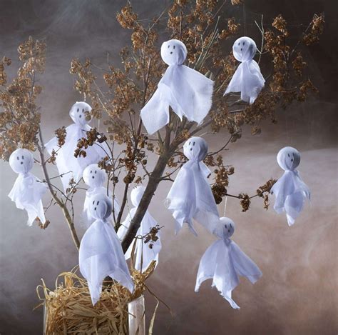 How To Make A Spooky Ghost Tree Halloween Ghost Decorations
