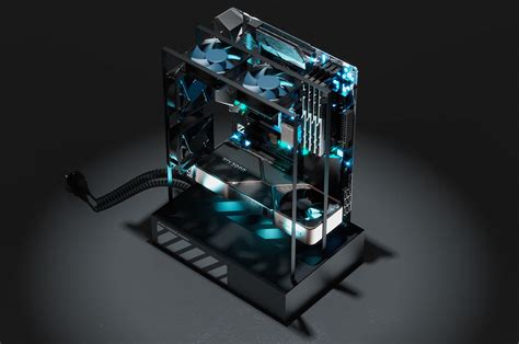 This Sci Fi Transparent Pc Case Is A Hypnotic Symphony Of Beastly