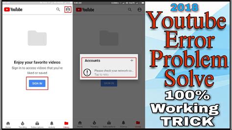 How To Fix Youtube Error Problemerror Problem Fixyoutube Error Problem Youtube