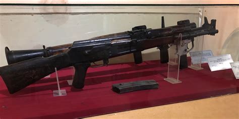 Viet Cong Ak47 On Display In The Hanoi War Museum Along With An M16 Magazine R Forgottenweapons