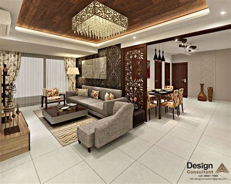Extraordinary hall partition designs of modern lobby modern and dining. Living and dining area: living room by design consultant ...