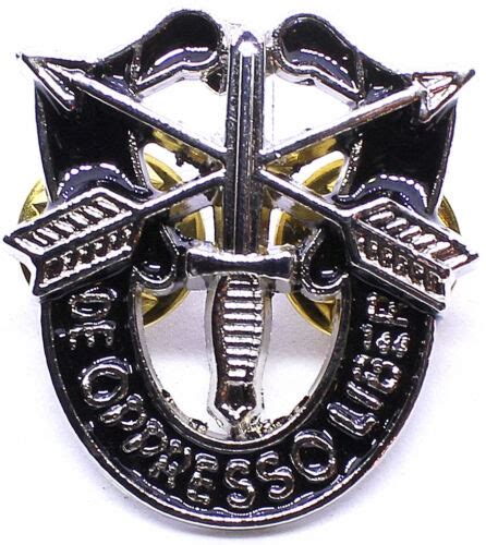 Special Forces Crest Sf Hat Pin De Oppresso Liber Ebay