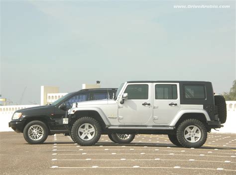 Comparo 2010 Jeep Wrangler Vs 2002 Jeep Grand Cherokee Drive Arabia