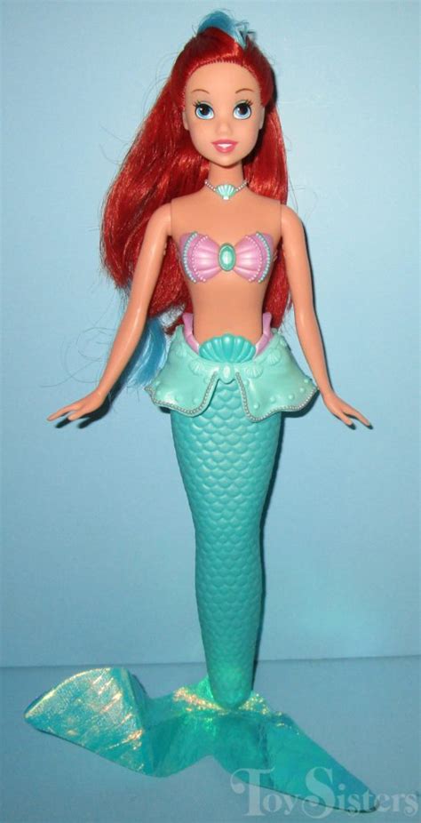 Disney princess glitter 'n glow ariel doll with lights,includes mermaid tail. Disney Mattel Little Mermaid Royal Bath Beauty Ariel Doll ...