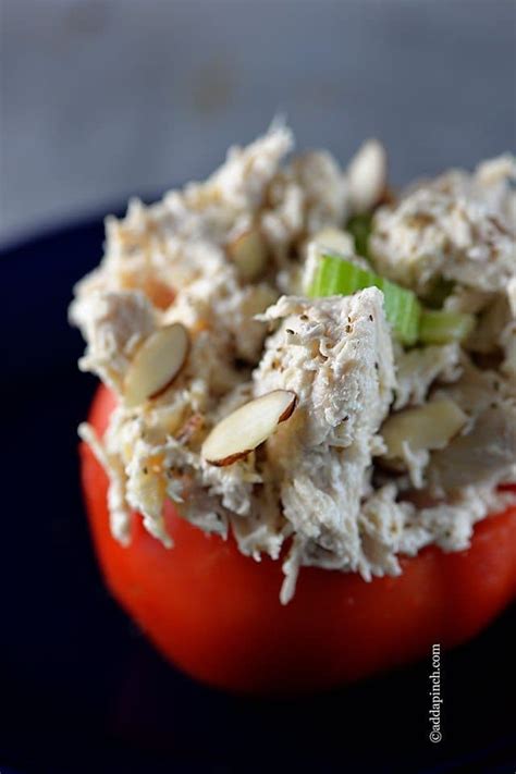 Chicken Salad Stuffed Tomatoes Recipe Add A Pinch
