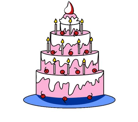 Happy Birthday Cake Drawing Free Download On Clipartmag