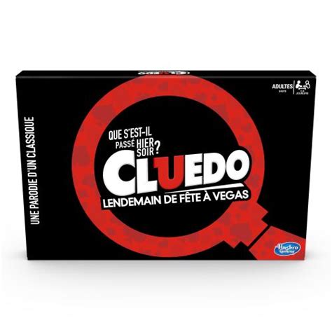 Jeu de société Hasbro Cluedo Lendemain de Fête à Vegas Exclusivité Fnac