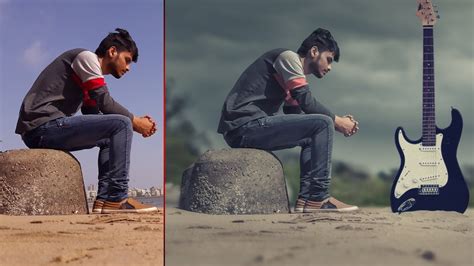 Dramatic Light Effect With Photo Manipulation Photoshop Cc Youtube