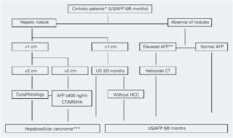 Diagnosis Of Hepatocellular Carcinoma According To The Barcelona 2000