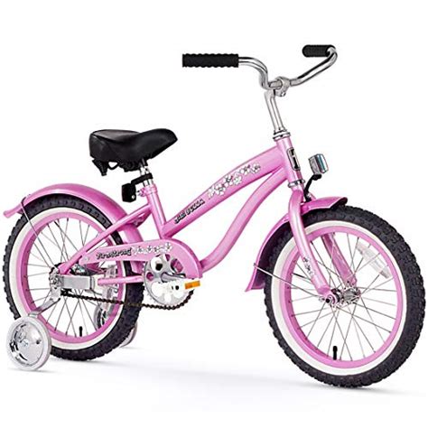 Firmstrong Girl S Bella Bicycle With Training Wheels 16 Inch Pink Beach Cruiser Bike Shop