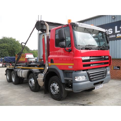 Daf Cf85 410 8x4 Hookloader 2013 63 Manual Gearbox Commercial