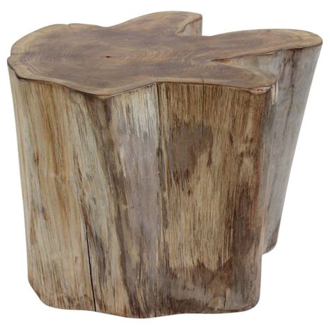 Organic Teak Stump Stool in 2020 | Teak shower stool ...