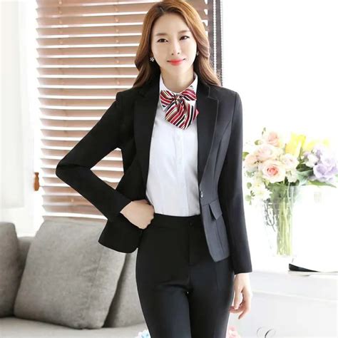 2017 New Brand Design Women Suits Office Professional Clothes Lady