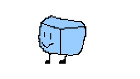 Pixilart Ice Cube From Bfdi Battle For Dream Island By Cadenly