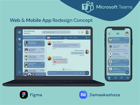 Microsoft Teams Web And Mobile App Redesign Concept By Aakash Prajapati