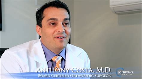 Orthopedics Anthony Costa Md Youtube
