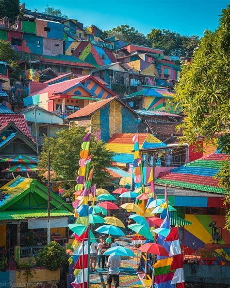 This Rainbow Village In Indonesia Will Fulfil Your Instagram Dreams