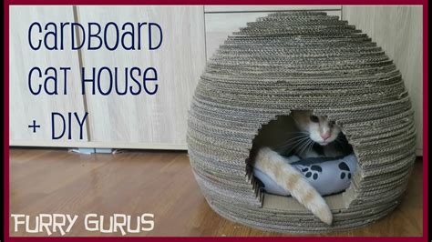 Diy amazing kitten house from cardboard how to make cat house in today's video i show you how to make for kittens amazing. Circular Cardboard Cat House (+ written DIY) - YouTube