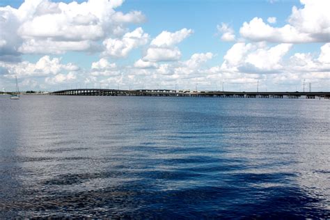 Punta Gorda Florida Daily Photo View Of The Harbor And 41 Bridge From