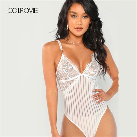 Buy Colrovie White Solid Sleeveless Eyelash Sheer