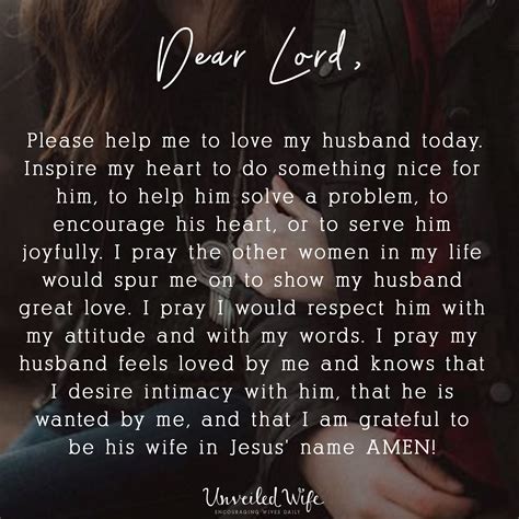 Prayer Love For My Husband