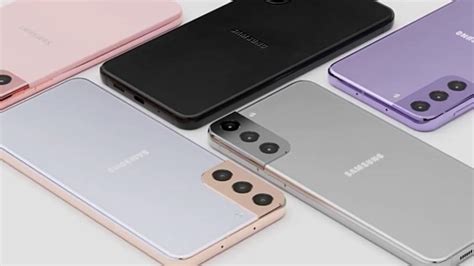 Galaxy s21 plus 5g in phantom violet seen from the rear, on top of galaxy s21 5g in phantom pink seen from the front. Samsung Galaxy S21+ Hands-on Video Leaks, Galaxy S21 ...