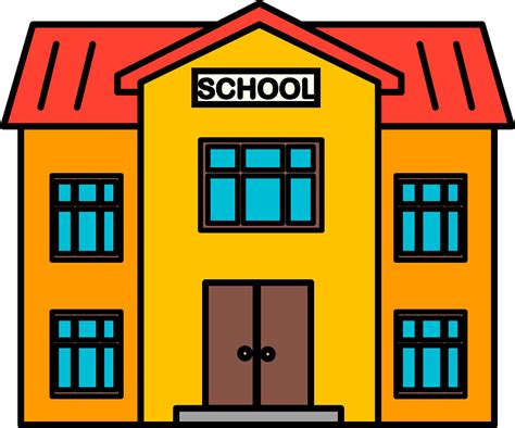 School House Clipart Free Download Transparent Png Creazilla