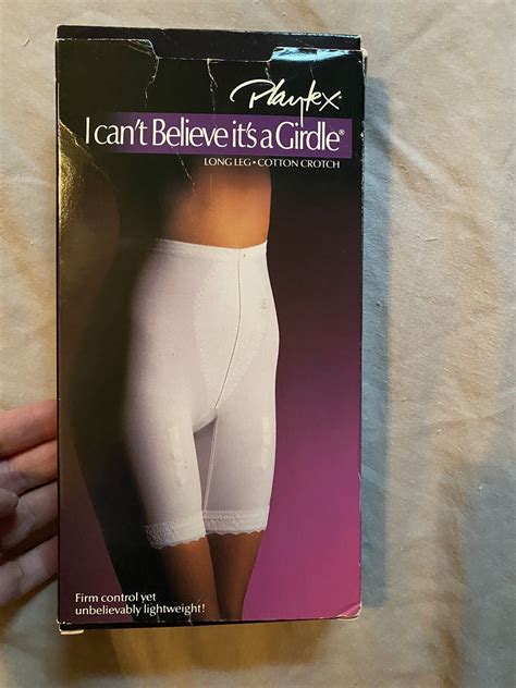 Vintage Playtex I Can’t Believe It’s A Girdle Long Le Gem