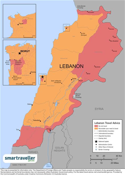 Lebanon Travel Advice And Safety Smartraveller