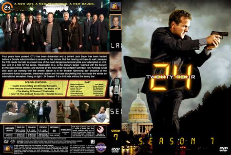 24 Season 7 Spanning Spine R1 Custom Dvd Cover Dvdcovercom