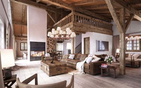 Rustic Interior Design Styles Log Cabin Lodge Southwestern