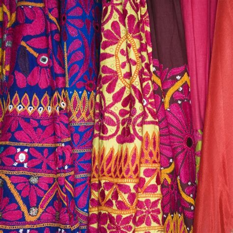 Colorful Fabric Decoration In Tibet Style Stock Image Image Of