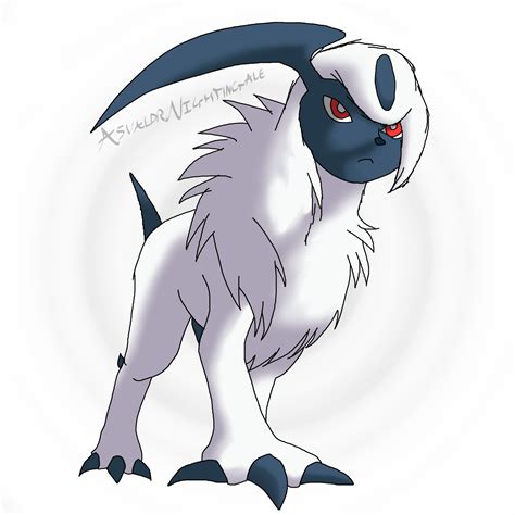 Pokemon Absol Drawn Freehand By Asvaldrnightingale On Deviantart