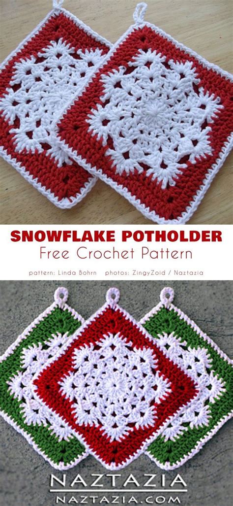 Winter Potholders Free Crochet Pattern Crochet Potholder Patterns My Xxx Hot Girl