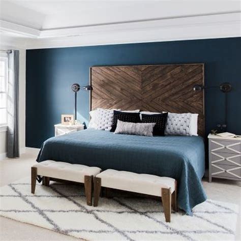 Popular Navy Color Master Bedroom Decoration Ideas Masterbedroomnavy