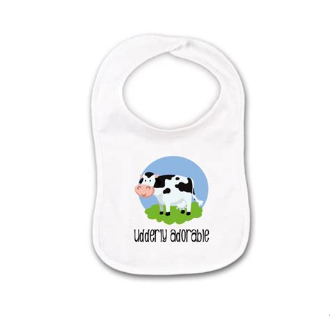 Udderly Adorable Cow Onesie Heifer Cow Baby Shower Cattle Etsy