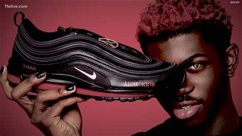 Lil nas x is spotted wearing the shoes in his music video, and will now release a limited run of them in collaboration with mschf. Lil Nas X not named in Nike suit over 'Satan Shoes' | khou.com