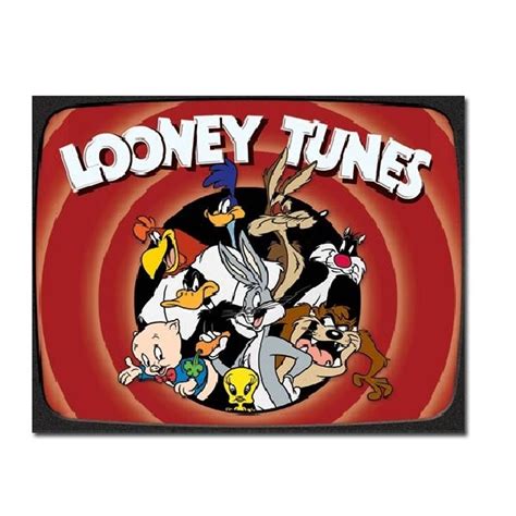 Looney Tunes Thats All Folks Tin Sign Retrofestiveca