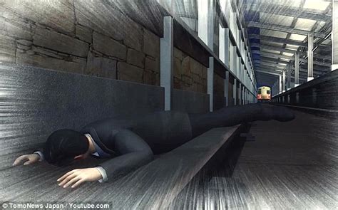 Japanese Man Wakes Up On The Railway Tracks With Leg Chopped Off After Boozy Night Daily Mail