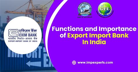 Impexperts World Of Import Export The Importance Of Exim Bank In India