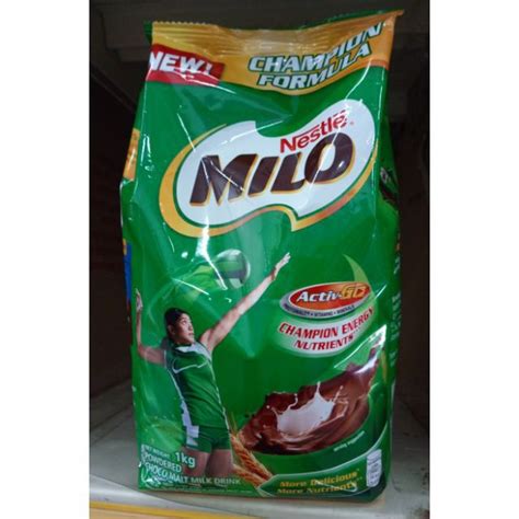 Bear brand is a powdered milk. 1 Kilo Nestle Milo Powdered Choco Milk Drink Activ Go ...