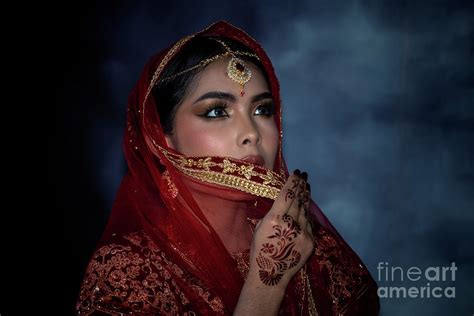 Traditional Indian Woman In Sari