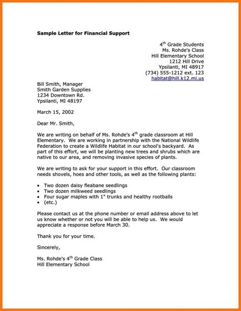 A sample letter of support. Financial Support Letter Template - SampleTemplatess ...