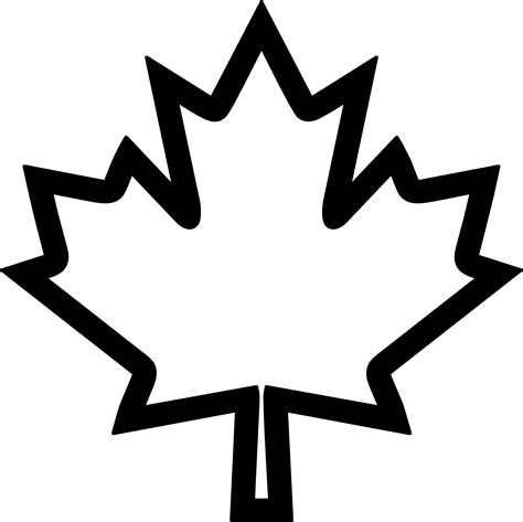 Canadian Maple Leaf Outline Vinyl Decal Sticker Canada Decals Hut