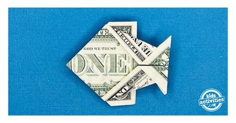 Fun And Easy Dollar Bill Origami Fish Tutorial