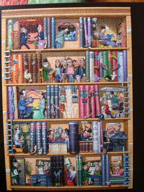 Books Jigsaw Puzzle 1500 Pieces This Puzzle Was Really F Flickr