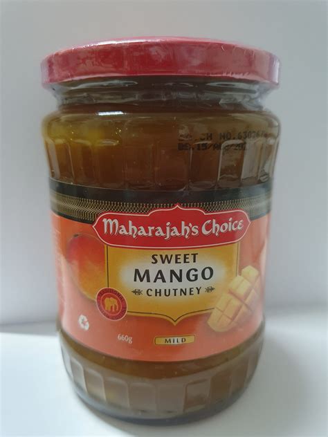 Maharajas Choice Sweet Mango Chutney Mild 660g Gs International