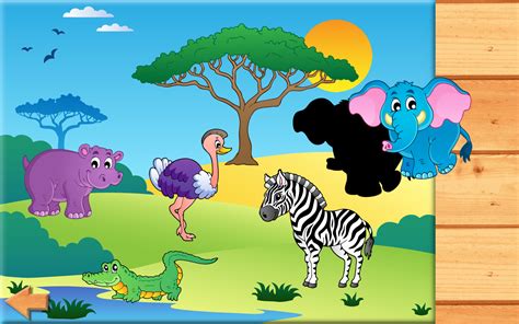 Fun Puzzle Games For Kids Hd Cute Animals Jigsaw Learning Game For