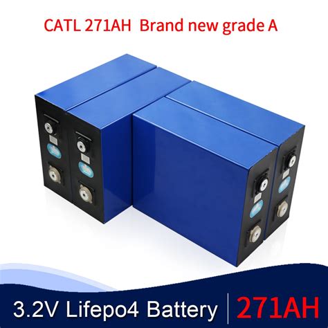 New 4 32pcs 32v 271ah Lifepo4 Rechargeable Battery 280ah Catl Grade A
