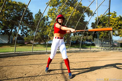 Audrey Bitoni In Audrey Gets The Batter Up By Brazzers